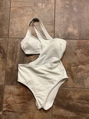 Adore Me White One-Piece Swimsuit